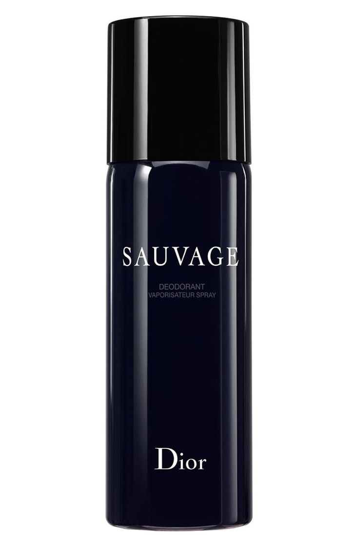 Dior 'Sauvage' Deodorant Spray Perfume Dior, Spray Deodorant, Dior Sauvage, After Shave Lotion, Mens Deodorant, Color Spray, After Shave Balm, Dior Beauty, Deodorant Spray