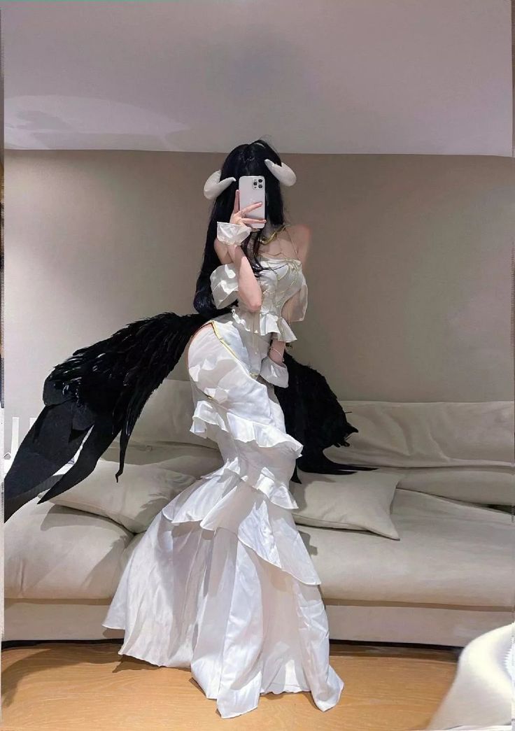 Albedo Cosplay Overlord, Albedo Overlord Cosplay, Overlord Cosplay, Albedo Cosplay, Albedo Overlord, Nun Outfit, Baby Hazel, Anime Kitten, Flipagram Instagram