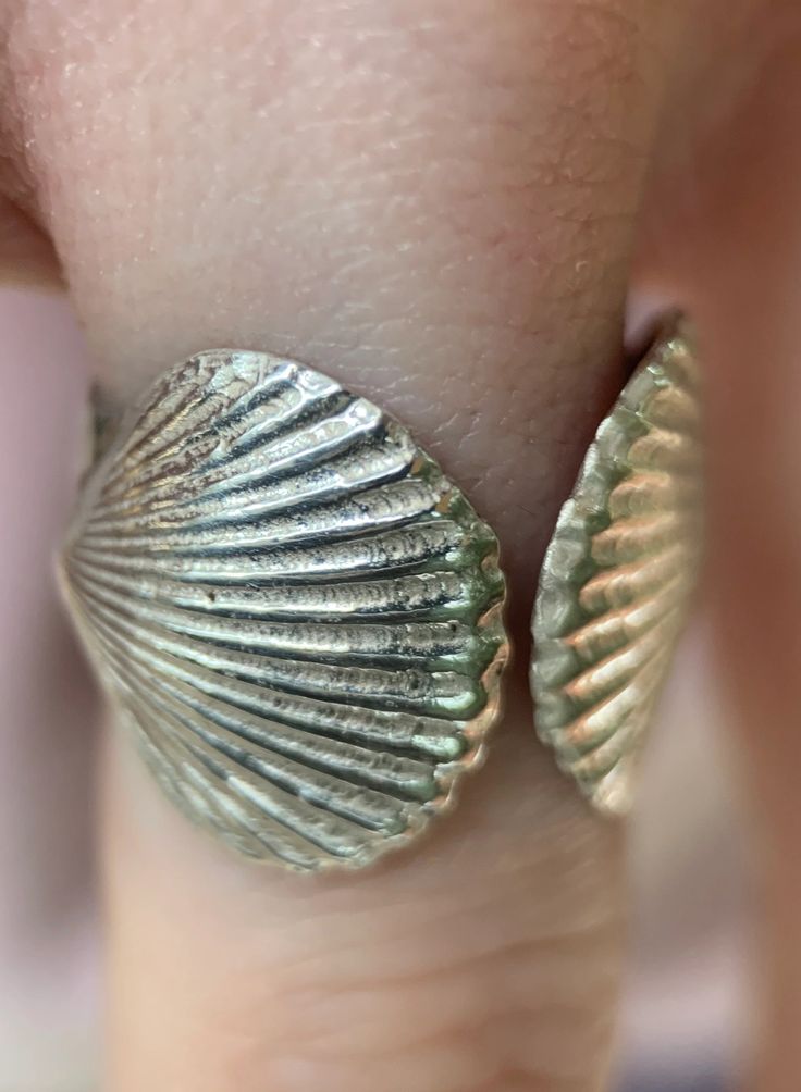 Birth of Venus Ring – Stonehart Jewelry Silver Shell-shaped Rings For Beach, Silver Shell Rings For Beach, Silver Shell Rings For Gift, Silver Shell-shaped Ring For Gift, Unique Silver Shell Rings, Unique Silver Shell As A Gift, Goddess Aphrodite, Love And Beauty, Birth Of Venus