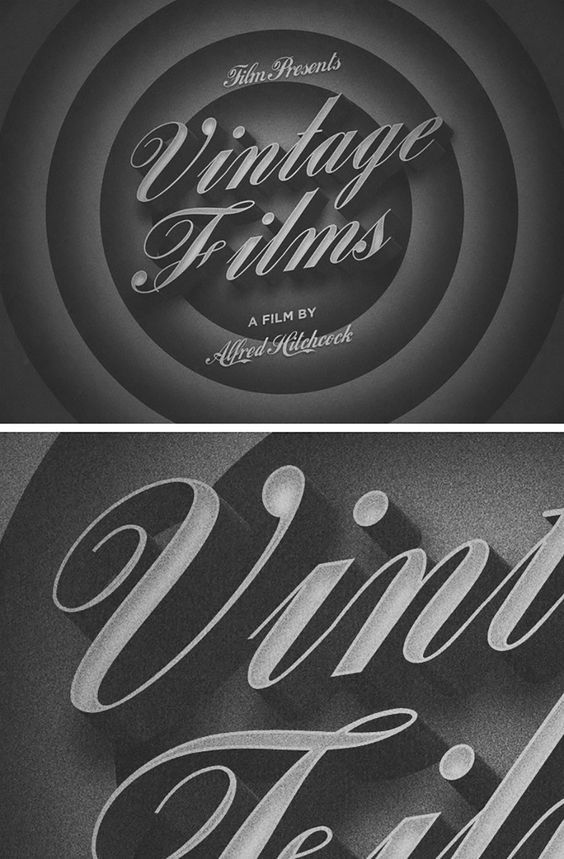 some type of lettering that looks like it is made out of black and white paper