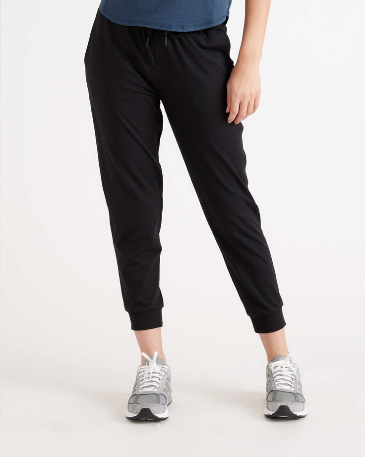 Everyday Pants, Soft Pants, Performance Leggings, Fashion Joggers, Full Zip Hoodie, Quince, Jogger Pants, Track Pants, Black Pants