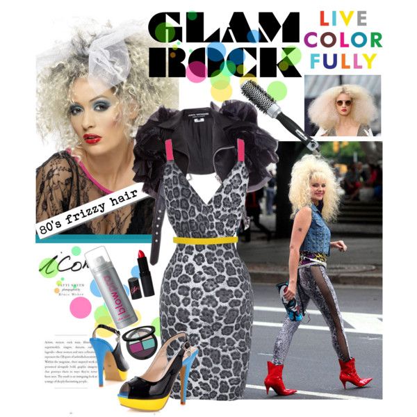 "Glam Rock 80's style" by bratatouille on Polyvore ♥ 80s Glam Rock Fashion, Roxanne Shante, Professional Casual Outfit, 80s Rock Fashion, Rocker Costume, 80s Glam Rock, Rock Costume, 1980s Fashion Trends, 80s Party Outfits