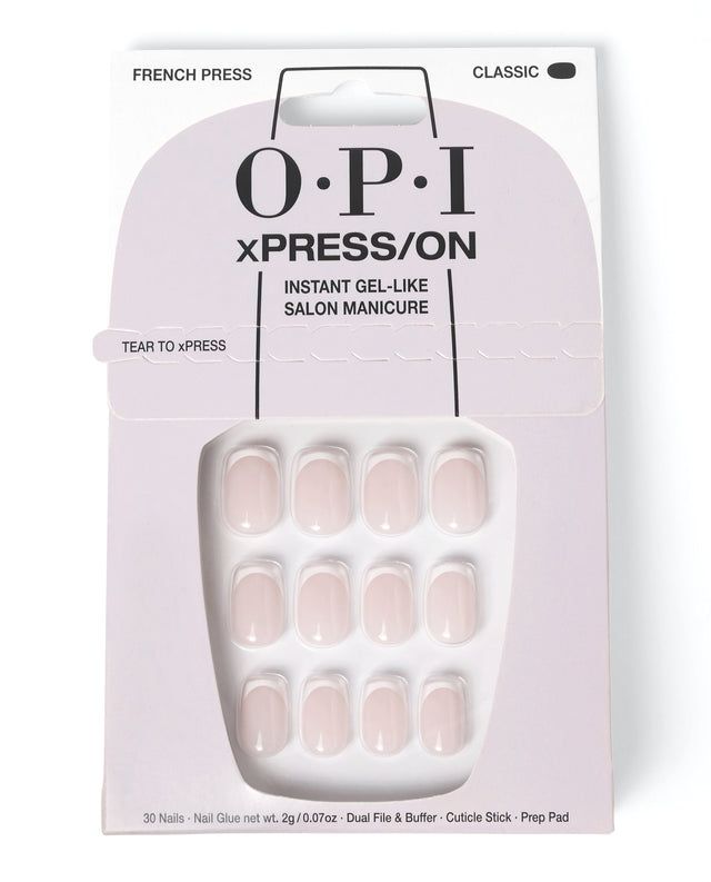 OPI® UK: Shop xPRESS/ON Press-On Nails Collection Manicure Ideas Fall, Trendy Nails Halloween, Lee Press On Nails, Short Round Nails, French Tip Nail Art, Nail Art Kit Tools, Nail Effects, Popular Nail Designs, Round Nails