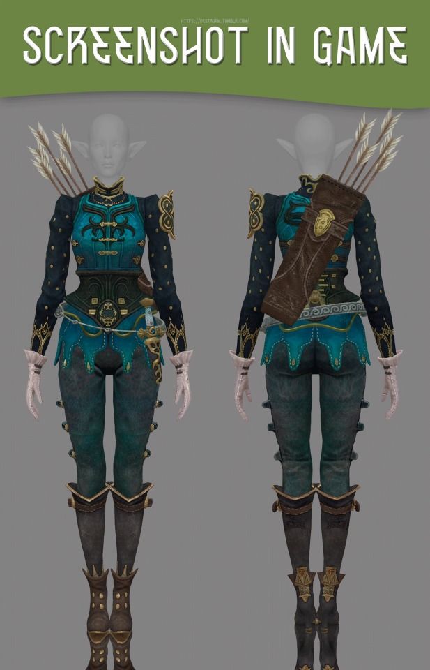 an image of a woman in costume for the game screen shot