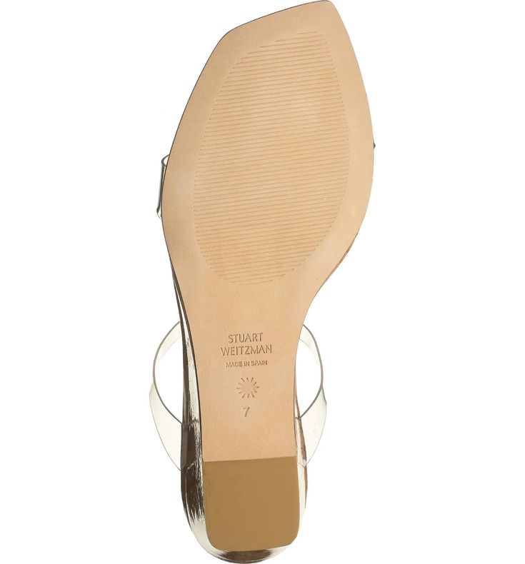 Stuart Weitzman Aleena 50 Wedge Sandal (Women) | Nordstromrack Summer Sandals With Clear Single Toe Strap, Synthetic Wedge Sandals With Translucent Outsole And Round Toe, Synthetic Wedge Heels With Clear Strap, Spring Clear Open Toe Wedge Sandals, Synthetic Clear Strap Wedge Heels, Clear Open Toe Wedge Sandals With Platform, Modern Sandals With Clear Strap For Spring, Clear Platform Sandals For Spring, Clear Open Toe Wedge Sandals