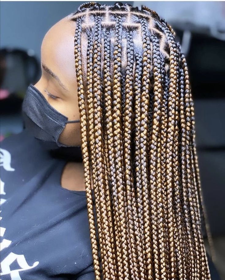 Small Medium Knotless, Latest Braided Hairstyles, Latest Hair Braids, Medium Knotless, Cabello Afro Natural, Medium Box Braids, Braided Hairstyles For Black Women Cornrows, Big Box Braids Hairstyles, African Hair Braiding Styles