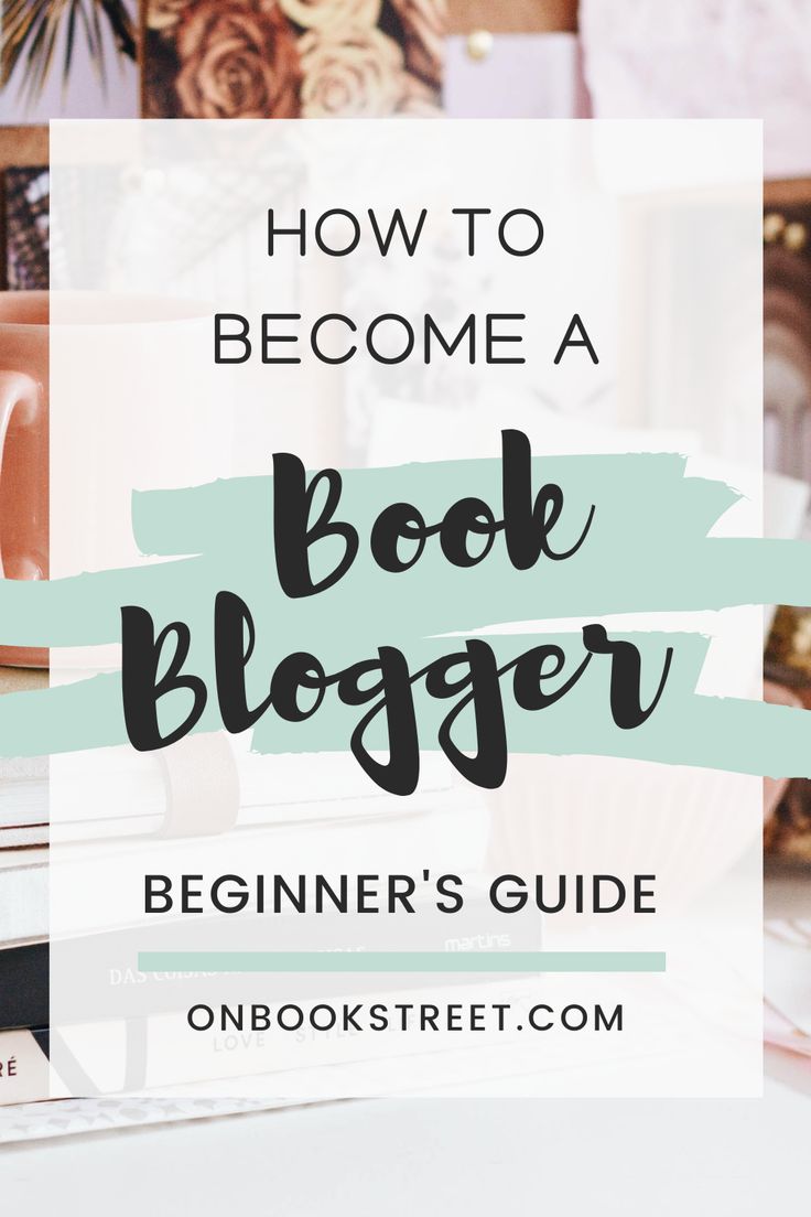 the title for how to become a book blogger beginner's guide