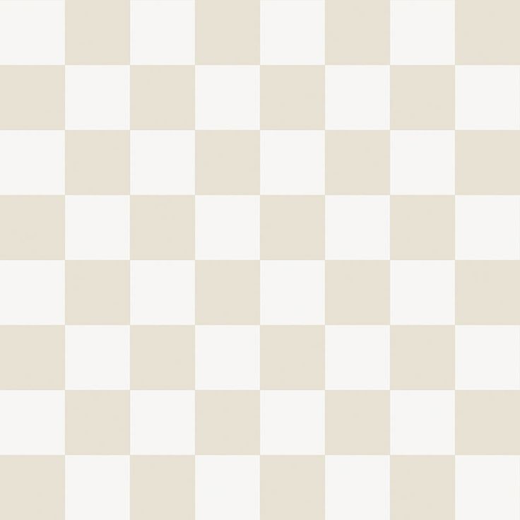 a white and beige checkered wallpaper pattern that looks like it has been painted