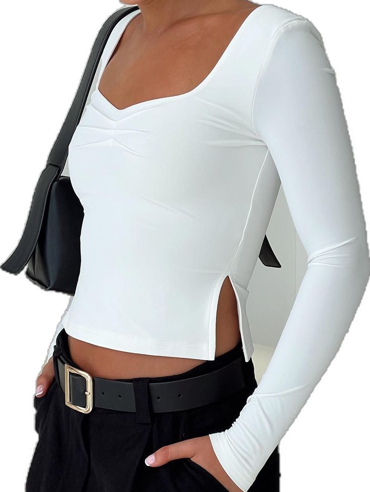 Buy Now Pay Later, Online Tops, Princess Polly, White Long Sleeve, Long Sleeve Top, Buy Now, Long Sleeve Tops, Sleeve Top, Free Shipping