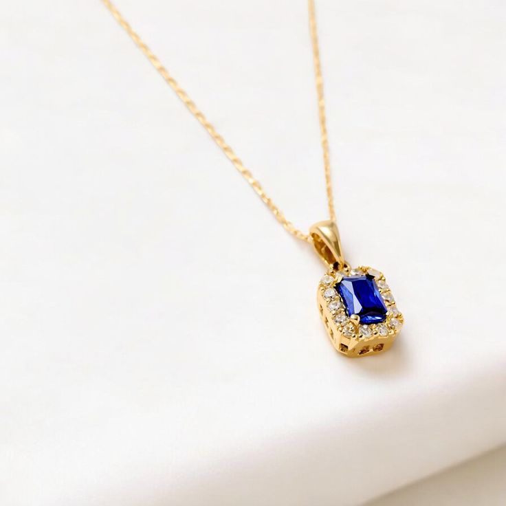 Sapphire Birthstone Necklace with makes the perfect gift from the heart that shows you care, offering protection and affection. You can combine the dainty gemstone pendant with a personalized touch, add the birthstones of your family members or choose stones that align with your spirit. 💜 Details Width 7.33 mm Lenght 9.14 mm Thickness 4.62 mm 💟 Use the ''Personalization'' to let us your birthstones that you desire to be on your necklace. You can choose them from our birthstone. Please write your desired Birthstones :) Jan: Garnet Feb: Amethyst Mar: Aquamarine Apr: Diamond May: Emerald Jun: Moonstone Jul: Ruby Aug: Peridot Sep: Sapphire Oct: Pink Tourmaline Nov: Citrine Dec: Blue Topaz 🤍(For example : June,October) Features - Made to Order. - Gold KT: 10K, 14K, 18K - Custom Gold Color: R Blue Pendant Birthstone Necklace For Anniversary, Blue Gemstone May Birthstone Necklace, Sapphire Pendant Birthstone Necklace For Gift, Sapphire Birthstone Jewelry For Gifts, Sapphire Birthstone Jewelry For Her, Sapphire Birthstone Jewelry As Gift, Sapphire Birthstone Jewelry As Gift For Her, Blue Sapphire Birthstone Necklace For Anniversary, Blue Gemstone Necklace For Birthday Gift