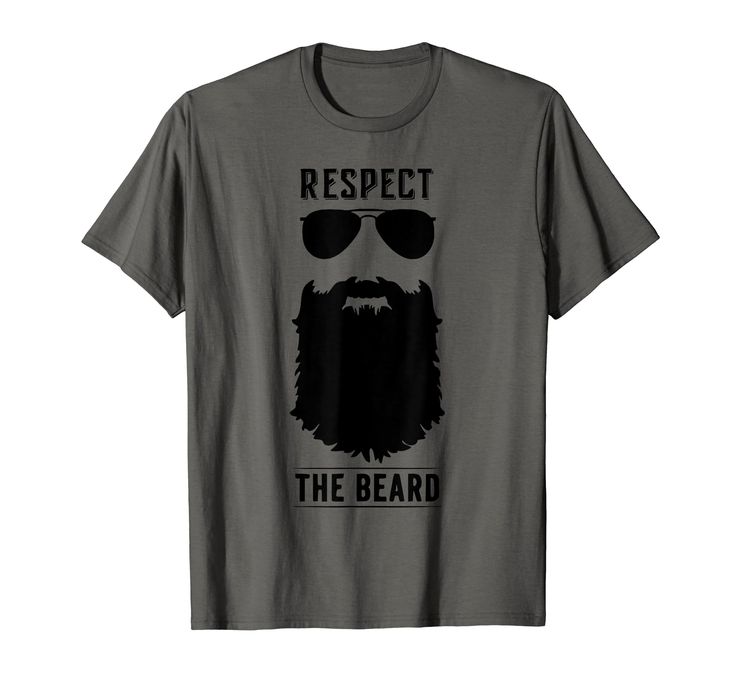 PRICES MAY VARY. Fear and Respect the Beard tee is for men and women that appreciate a good, long, wavy beard. Millenials understand to respect the beard! Perfect tee for daddys, dads, grandpas, or young men that are giving a beard a try. Lightweight, Classic fit, Double-needle sleeve and bottom hem Thick Beard, Beard Humor, Prank Gifts, Beard Lover, Shirt Sayings, Cute Shirt Designs, Sister Friends, Beards, Tee Design