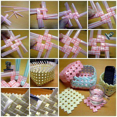 the instructions for how to make an origami heart basket with ribbon and buttons