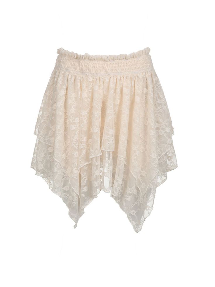 Get ready to turn heads with our Vienna Lace Mini Skirt! This ivory beauty features a high waist and an irregular, bohemian-style A-line design. Perfect for any occasion, this trendy piece is a must-have from our Alees Fashion Spring-Summer Collection. Details Vienna Lace Mini Skirt in High Waist Irregular Skirt Bohemian Style A-Line Stylish, Trendy Available in Ivory and Black Colors Alees Fashion Spring-Summer Collection Chic Asymmetrical Lace Skirt, Chic Lace Maxi Skirt For Summer, Chic Cream Tiered Skirt, Elegant Beige Tiered Mini Skirt, Chic Cream Ruffled Skirt, Cream Lined Feminine Mini Skirt, Elegant Lace Mini Skirt For Summer, Feminine Cream Lined Mini Skirt, Cream Ruffled Mini Skirt