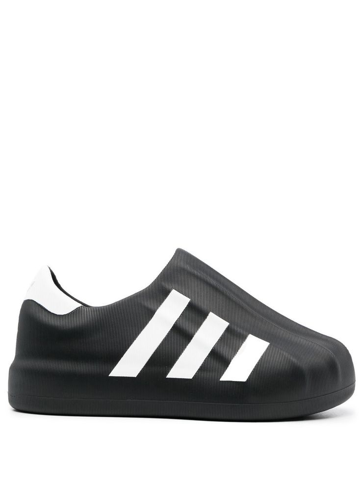 Adifom Superstar sneakers from adidas featuring side stripe detailing, contrasting heel counter, black/white, round toe, branded insole and flat rubber sole. Adidas Adifom, Future Of Fashion, The Metaverse, Plastic Pollution, Sugar Cane, Reduce Waste, Side Stripe, Shoe Game, Online Shopping Clothes