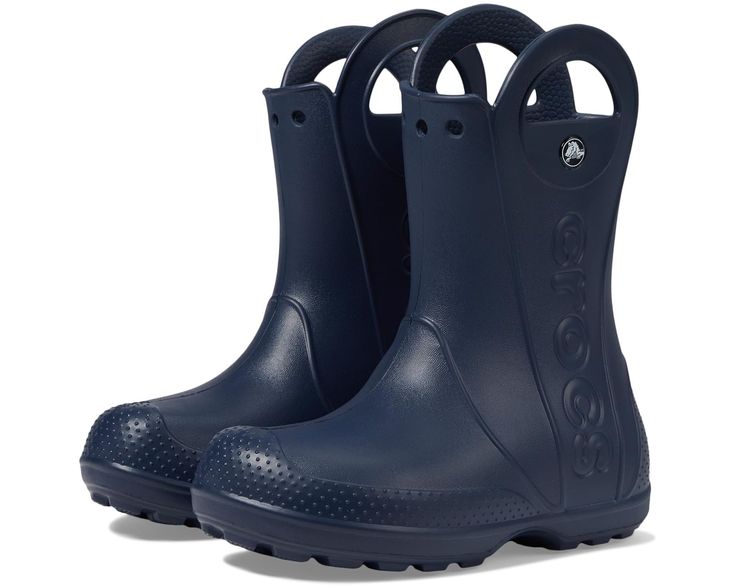 Crocs Kids Handle It Rain Boot (Toddler/Little Kid) | Zappos.com Rain Boot, Product Reviews, Rain Boots, Navy, Boots, Color