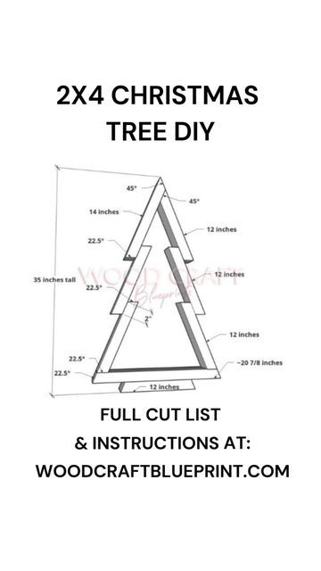 the christmas tree is shown with instructions to make it