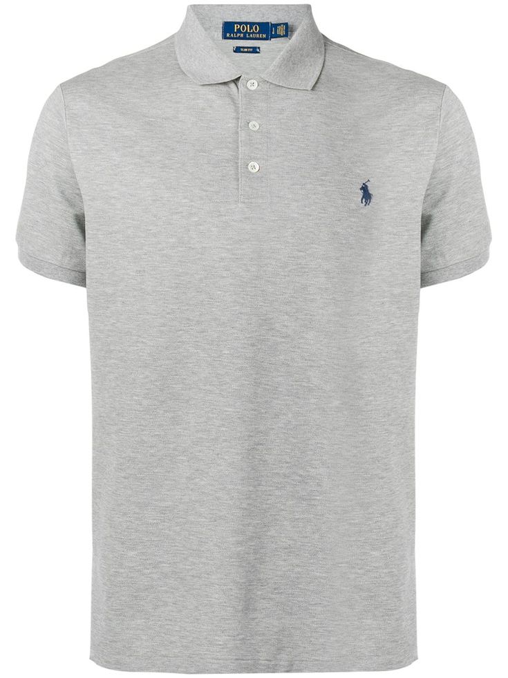 Polo Ralph Lauren presents a timelessly fashionable collection where classic style meets modern streetwear, and comfortable sportswear meets luxurious colours and textures. This heather grey stretch cotton logo polo T-shirt features a classic polo collar, a front button fastening, ribbed cuffs and a relaxed fit. Ralph Lauren Store, Polo Shirt Outfits, Modern Streetwear, Ralph Lauren Logo, Golf T Shirts, Polo T Shirt, Polo T Shirts, Mens Casual Dress, Ralph Lauren Outfits