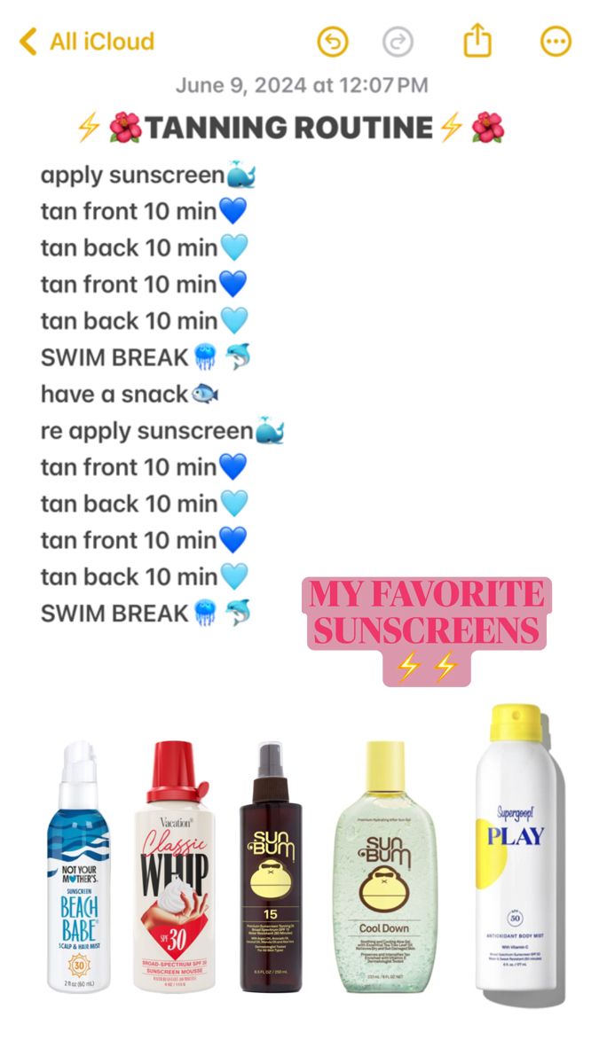 aesthetic and helpful Tan Routine, Good Sunscreen, Tanning Routine, Tanning, Sunscreen