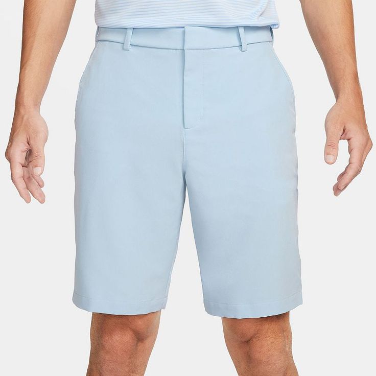 Whether he's out on the green or running errands, he'll love the comfortable fit of these men's Nike Dri-FIT golf shorts. Click on this MEN'S GUIDE to find the perfect fit and more! Whether he's out on the green or running errands, he'll love the comfortable fit of these men's Nike Dri-FIT golf shorts. Click on this MEN'S GUIDE to find the perfect fit and more! FEATURES Dri-FIT technology helps keep you dry and comfortable Stretchy woven construction Zipper closure V-notch in the back of the wai Nike 4-way Stretch Shorts With Built-in Shorts, Nike 4-way Stretch Shorts With Built-in Liner, Nike Casual 4-way Stretch Shorts, Blue Golf Bottoms For Summer, Blue Summer Golf Bottoms, Blue Bottoms For Summer Golf, Casual Blue Golf Bottoms, Casual Blue Bottoms For Golf, Classic Sports Bottoms