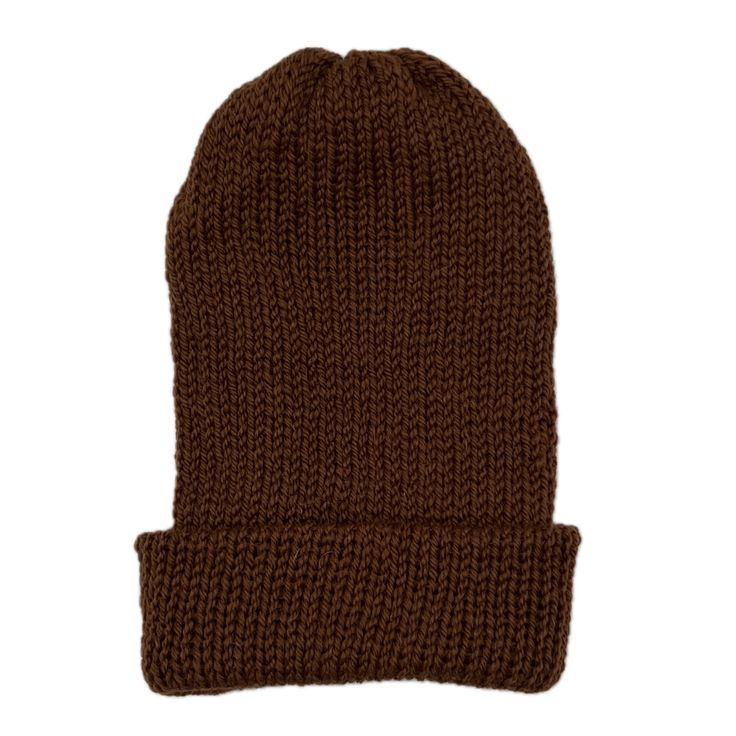 Nibbler's 2022 fiber was used to create this 100% baby alpaca knit hat. Nibbler is a Michigan born and raised alpaca. The fiber was professionally processed by a US mill ... One Size Brown Crochet Hat With Soft Knit, Warm Brown Bonnet One Size Fits Most, Brown Knitted Beanie One Size Fits Most, Knitted Alpaca Hat For Fall, Knitted Wool Beanie One Size, Hand Knitted Wool Beanie Hats, Hand Knitted Wool Hats, Knitted Alpaca Beanie For Fall, Brown Knitted Hats For Cold Weather