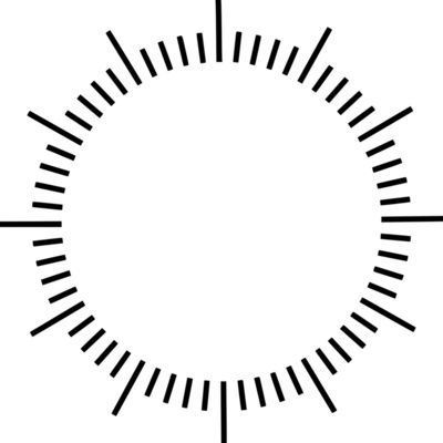 a black and white photo of a clock with arrows pointing in different directions to the same direction