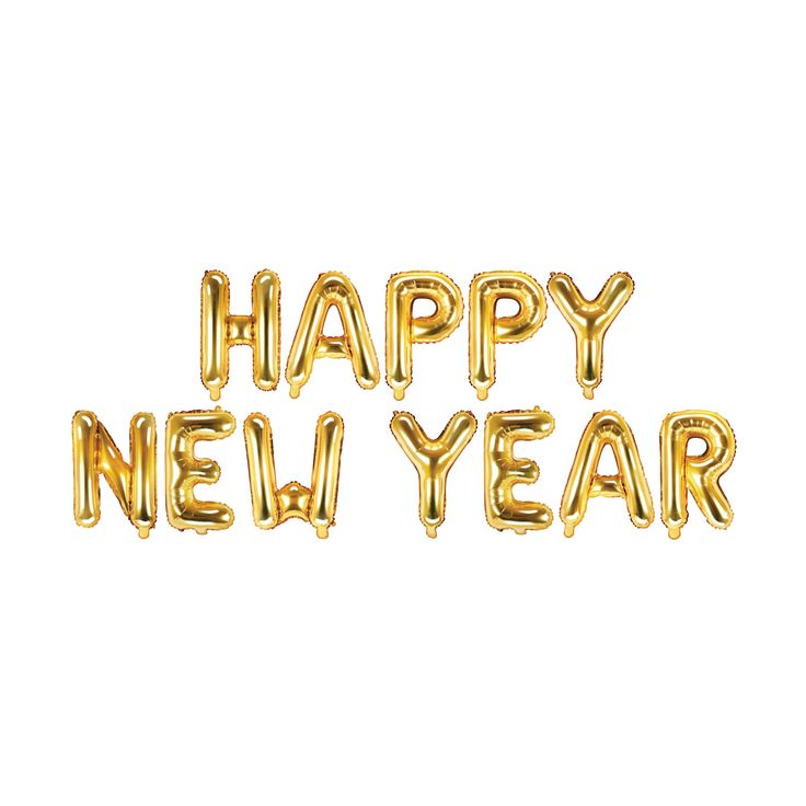 Gold Happy New Year Balloon Banner 14in | The Party Darling Happy New Year Letter, Ballon Banner, Nye Decorations, Balloon Words, Gold Foil Balloons, Happy New Year Banner, New Year Banner, An Nou Fericit, New Year's Eve Celebrations