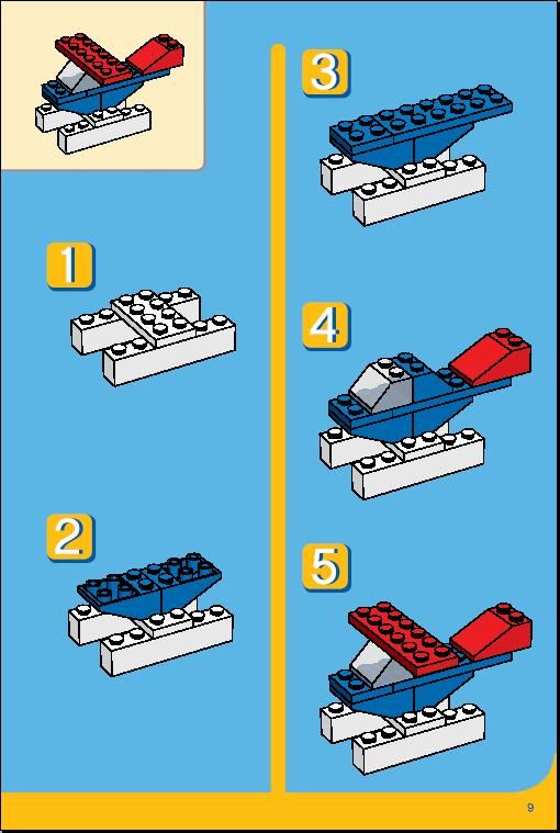 the instructions for how to build a lego boat from scratchsticks and other toys