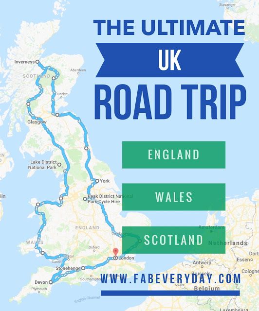 the ultimate road trip in england, wales and scotland