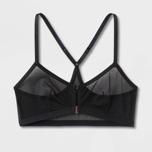 Summer Triangle Top Bra With Light Support, Stretch Mesh Bra With Mesh Back, Summer Stretch Bra With Mesh Back, Summer Bra With Mesh Back, Fitted Full Coverage Bra With Mesh Back, Full Coverage Bra With Mesh Back, Mesh Sports Bra With Removable Pads, Summer Mesh Stretch Bra, Summer Stretch Mesh Bra