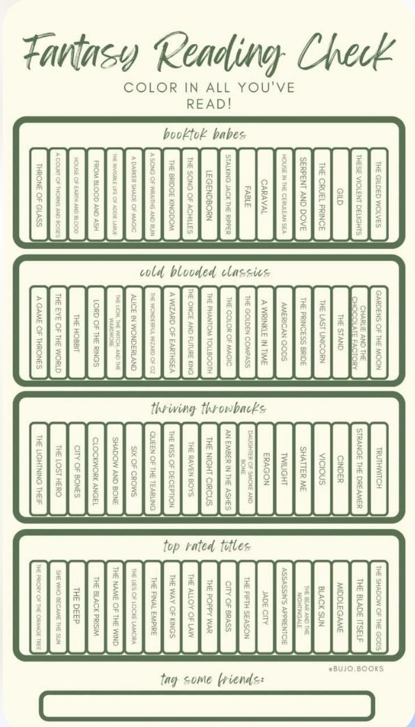 the printable reading check sheet for children's books, with numbers and words on it