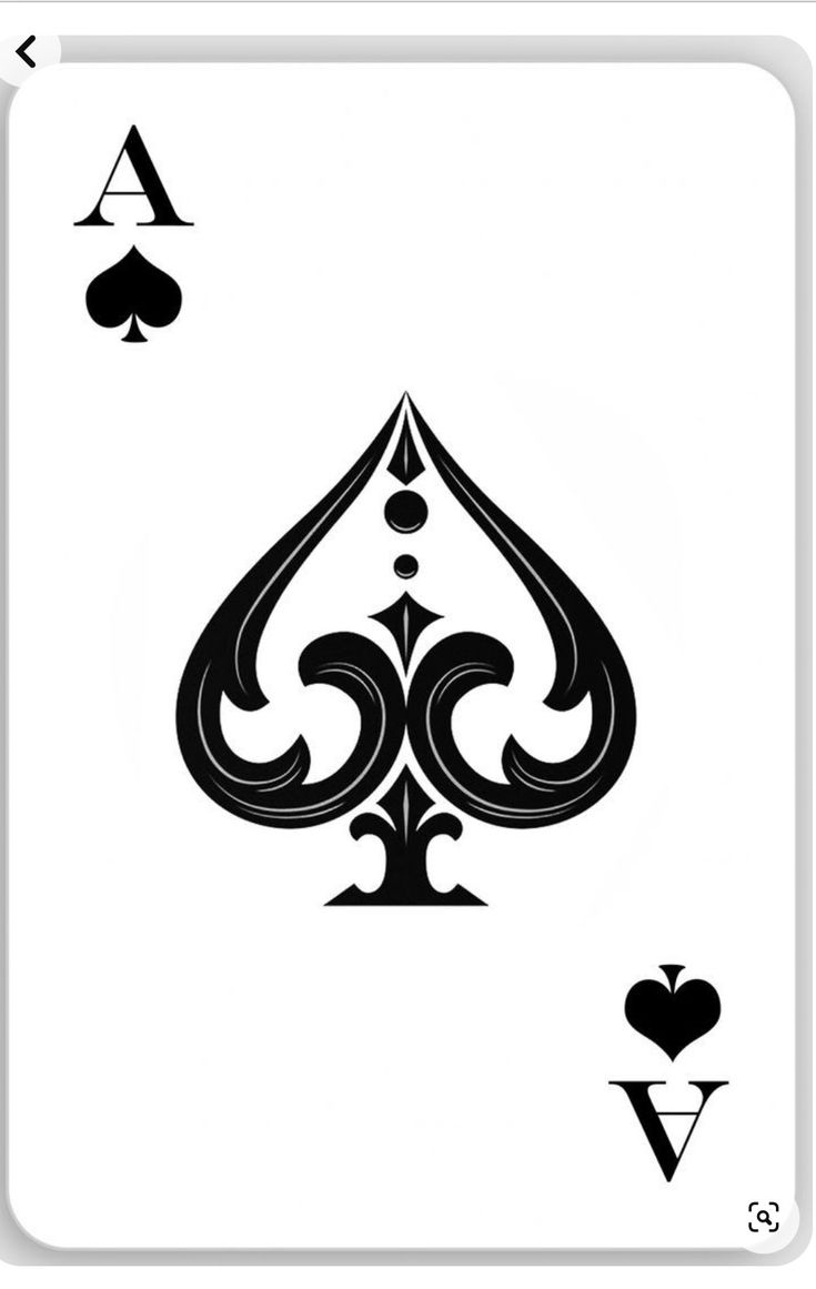 a black and white playing card with four of spades on the front, three of clubs