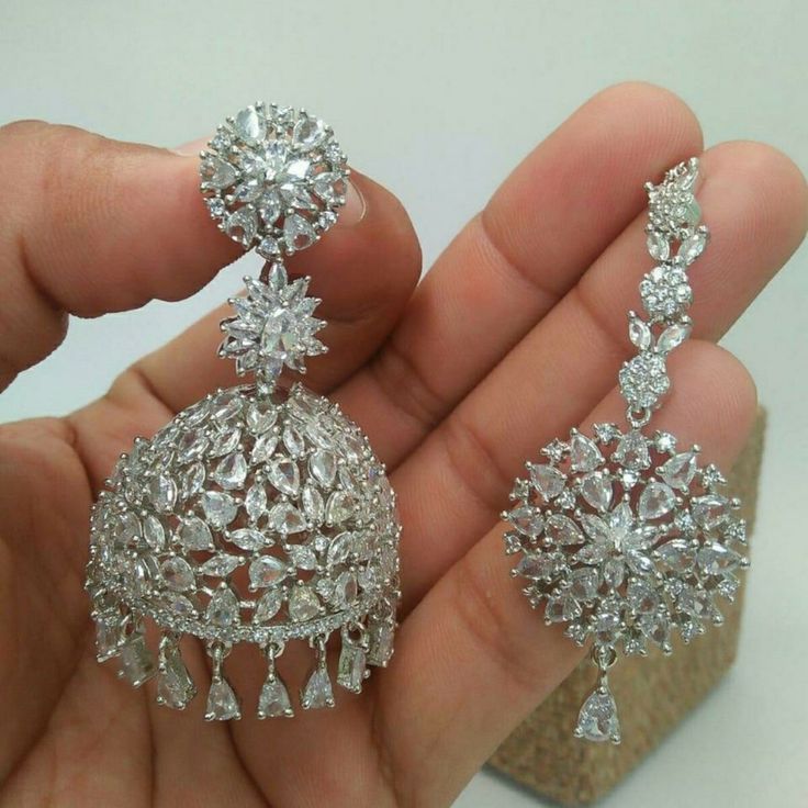 Jhumka With Maang Tika Are Made Of High Quality Cubic Zirconia. Beautiful Jhumka And Maang Tika Can Be Perfect For Any Occasion, Party Or Wedding. Please Visit Https://Ndscollection.Etsy.Com Festive Silver Jhumkas With Elegant Design, Silver Diamond Jhumkas With Intricate Design, Elegant Cubic Zirconia Jhumkas, Silver Jhumkas With Elegant Design For Wedding, Elegant Silver Jhumkas For Wedding, Wedding Jhumkas With Intricate Cubic Zirconia Design, Silver Stone Work Danglers For Eid, Wedding Cubic Zirconia Jhumkas With Intricate Design, Silver Danglers With Stone Work For Eid