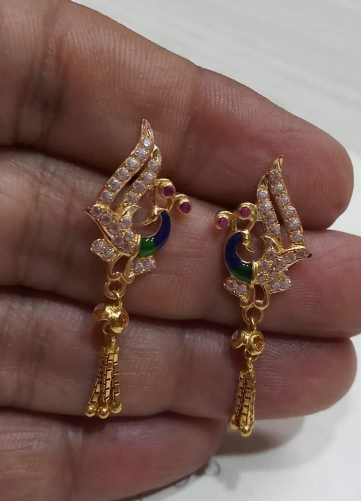 Daily Use Earrings, Rings Daily Wear, Daily Wear Rings, Wear Rings, Gold Jhumka, Gold Peacock, Gold Jhumka Earrings, Jewelry Knowledge, Gold Bangles For Women