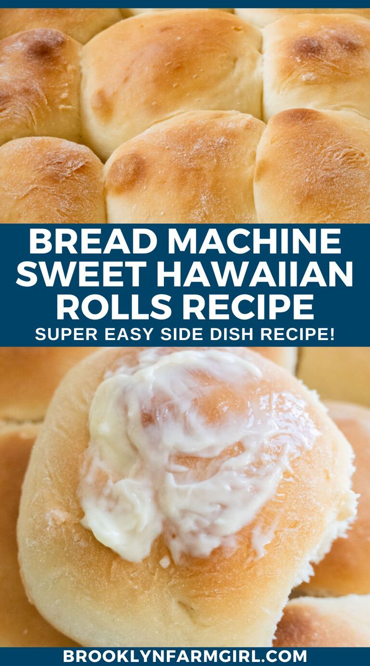 baked rolls crowded in a pan Cinnamon Bread Machine, Hawaiian Rolls Recipe, Best Sliders, Bread Machine Mixes, Bread Machine Rolls, Sweet Hawaiian Rolls, Roll Dough Recipe, Bread Machine Recipes Sweet, Bread With Butter