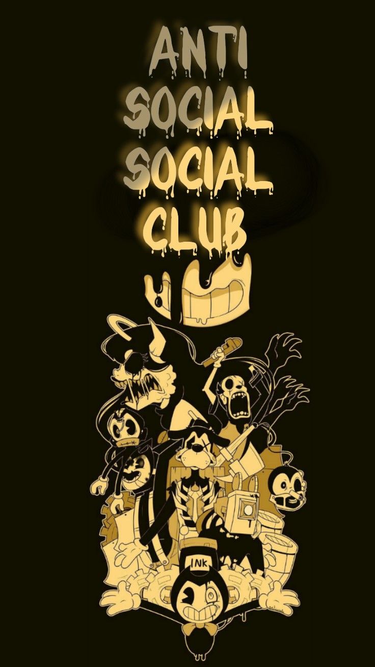 the poster for an anti social club