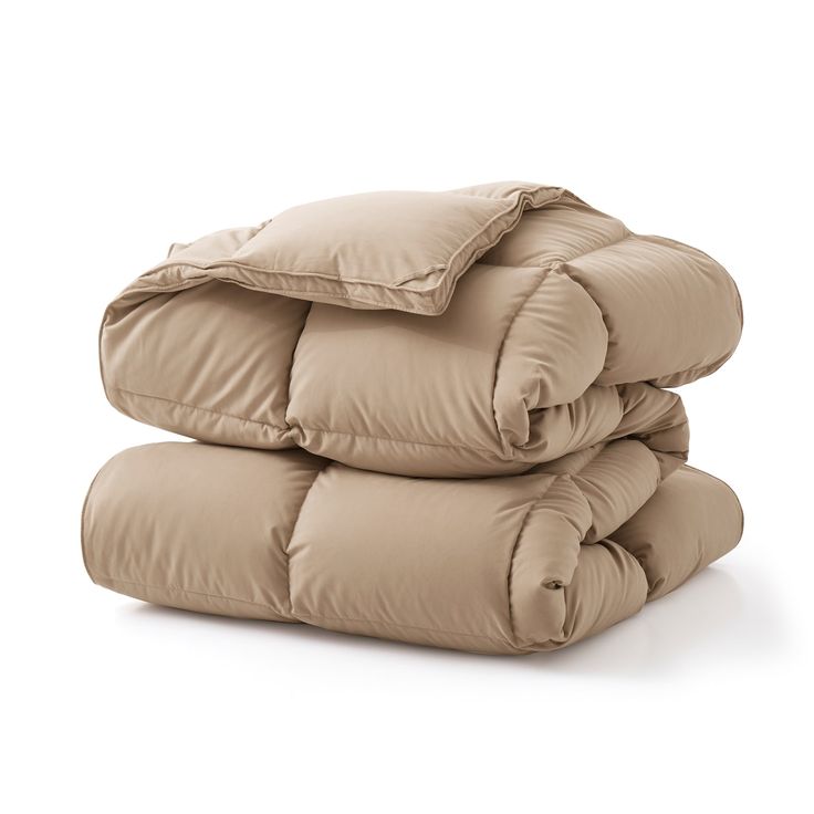 three pillows stacked on top of each other