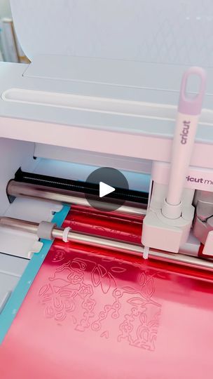 a video demonstrating how to use a cricut machine for cutting fabric and paper