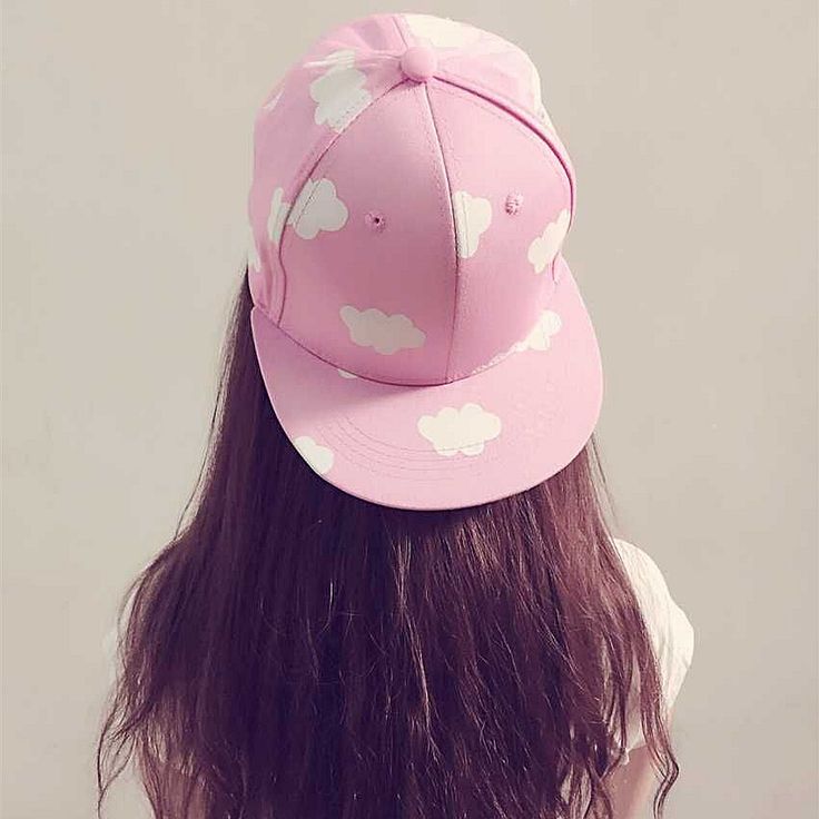 Kawaii Cloud, Timmy Turner, Harajuku Fashion Street, Cloud Pattern, Kawaii Harajuku, Clouds Pattern, Hat Baseball, Cute Hats, Harajuku Fashion