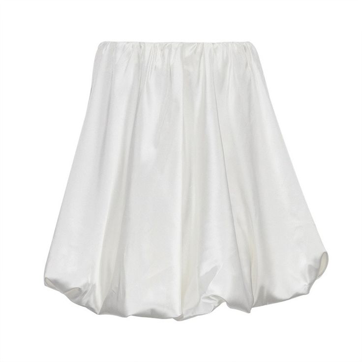 Fabric name：dacron     Unit: CM               -chiquechics White Wrap Skirt, Satin Pleated Skirt, Balloon Skirt, Satin Mini Skirt, White Pleated Skirt, White Midi Skirt, White Mini Skirt, Wrap Around Skirt, Half Skirt