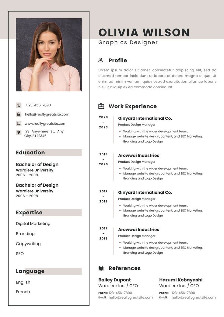 a professional resume with no work experience on the front and back cover, it is also in