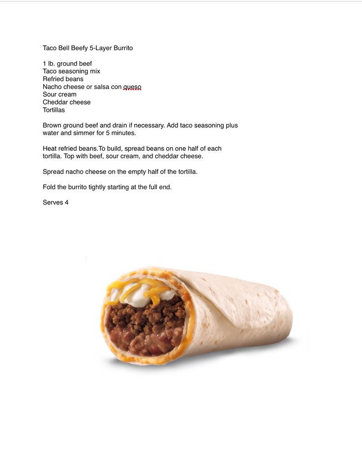 a burrito with meat and cheese on it is shown in an advertise