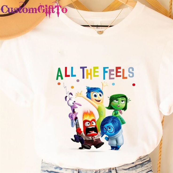 Inside Out Shirt Disney All The Feels Unisex Sweatshirt Check more at https://customgiftto.com/product/inside-out-shirt-disney-all-the-feels-unisex-sweatshirt/ Inside Out Tshirt Ideas, Inside Out Shirt, Family Clothes, Disney Inside Out, Tee Designs, The Feels, All The Feels, All Things Cute, Disney Girls