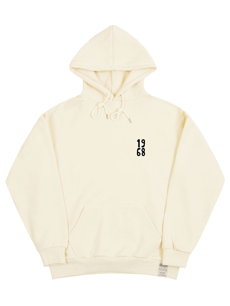 Editor's NotesGRAVER's hoodies are made out of comfortable cotton blend fabric and urethane print on the chest that gives casual and minimal look. - Logo print on the chest- Woven logo label on the hem- Adjustable string on the hoodieMeasurements (in.)S/M/L/XL- Length: 25.59 in. / 27.17 in. / 28.35 in. / 29.53 in.- Shoulder: 22.05 in. / 23.23 in. / 24.41 in. / 25.98 in.- Chest: 22.44 in. / 24.02 in. / 25.20 in. / 26.38 in.- Sleeve Length: 21.65 in. / 22.83 in. / 23.62 in. / 24.41 in.Composition & Care- Cotton 60% Polyester 40%- Dry clean recommended- Do not tumble dry- Refer to care labelDesigner- by GRAVER Hoodie Drawing, Square Logo, Embroidery Hoodie, Basic Hoodie, Minimal Prints, Minimal Logo Design, Minimal Look, Logo Label, Embroidered Hoodie