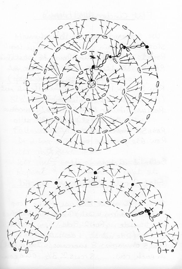 two circular objects are shown in black and white, one is drawn with lines on paper