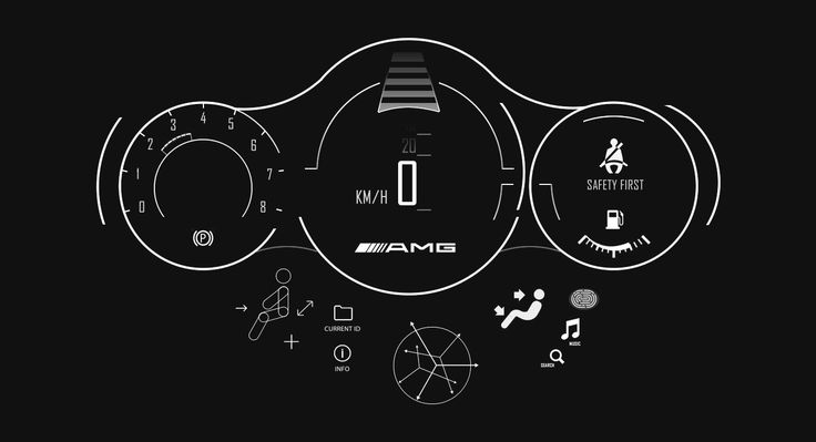 an image of a car dashboard with various symbols