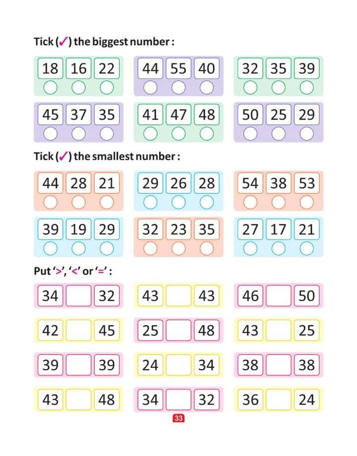 the numbers are arranged in rows to make it easier for kids to learn how to use them