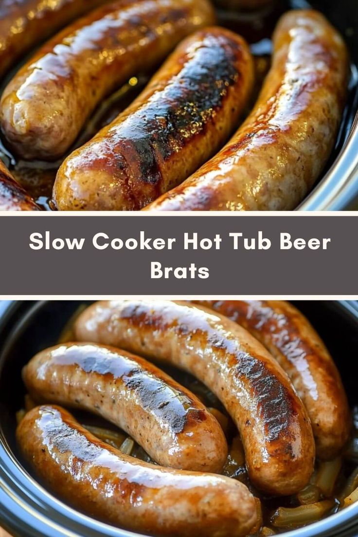 slow cooker hot tub beer brats