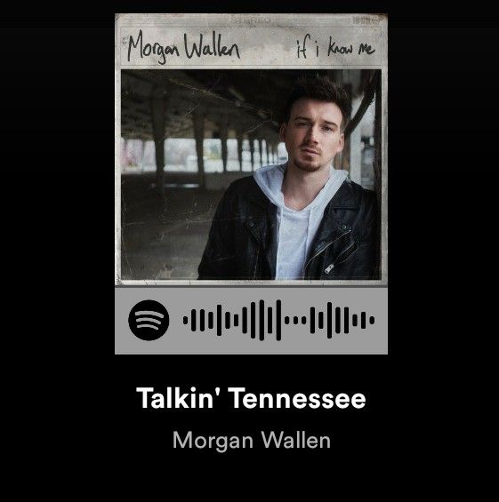 the cover art for morgan valen's album talkin'tennessee