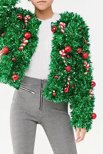 10 Brilliant DIY Ideas for your Ugly Christmas Sweater Homemade Ugly Christmas Sweater, Ugly Christmas Sweater Diy Funny, Ugly Christmas Sweater Outfit, Christmas Costumes Women, Christmas Tree Costume, Diy Christmas Sweater, Christmas Sweater Outfits, Xmas Sweaters, Tree Costume