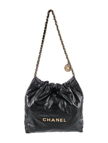 Chanel HoboFrom the Spring/Summer 2023 Collection by Virginie ViardBlack CalfskinInterlocking CC LogoGold-Tone HardwareChain-Link Shoulder StrapsTwill Lining & Single Interior PocketSnap Closure at TopIncludes Box & Dust Bag Fluffy Bag, Spring Summer 2023, Trash Bag, Trash Bags, 2023 Collection, Saint Laurent Bag, Work Bags, Hobo Handbags, Accessories Jacket